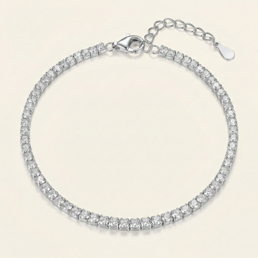 Cordelia Silver Tennis Bracelet