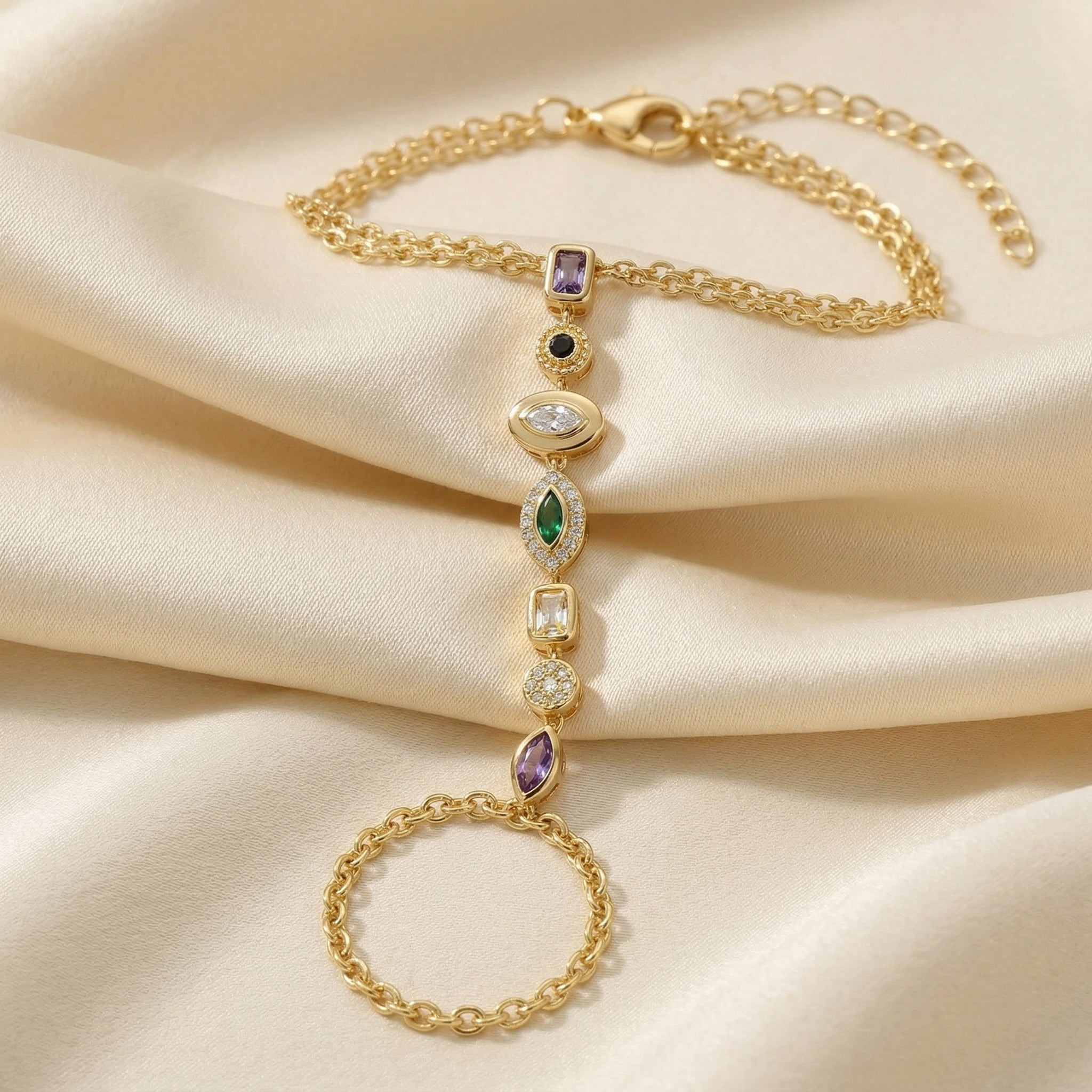 Ophira Blue Path Hand Chain