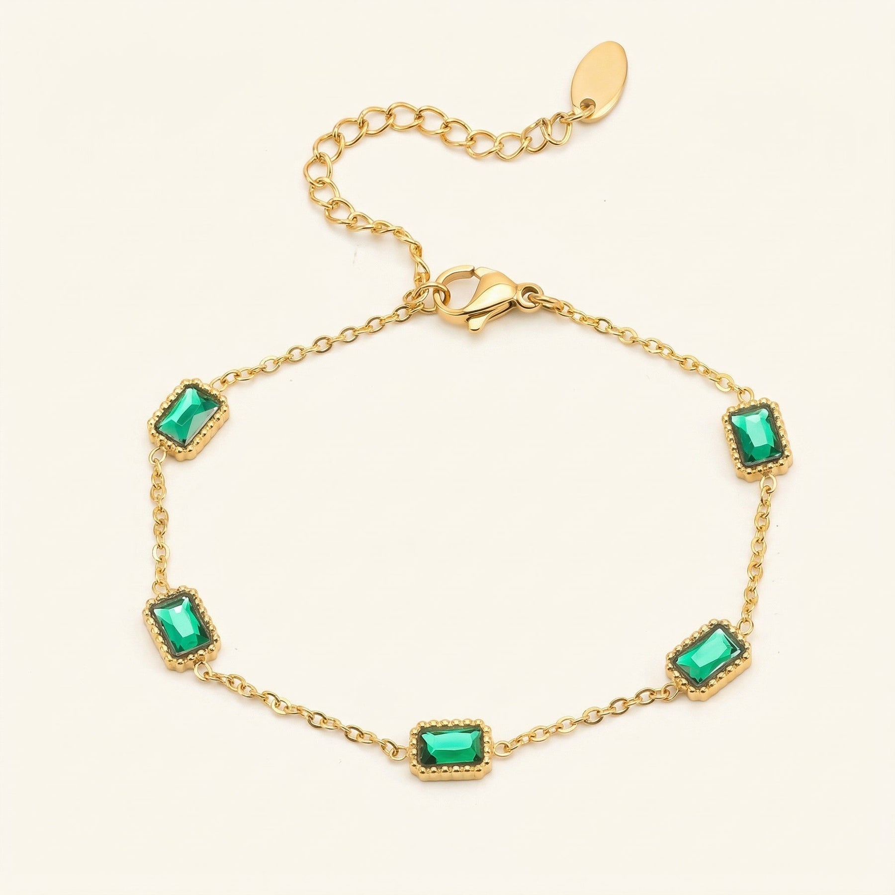 Trinity Emerald Bracelet