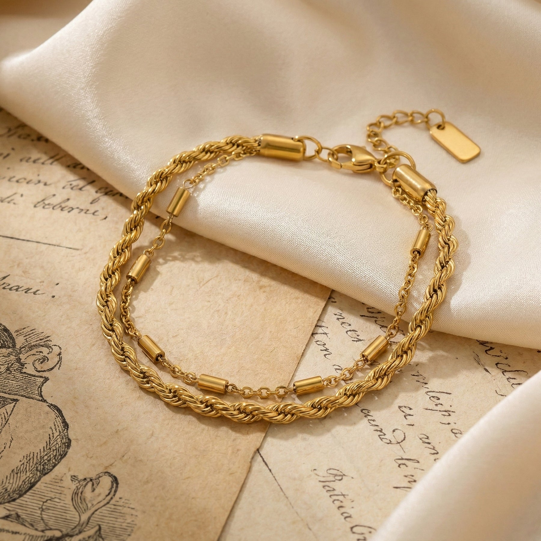 Sabina Triple Layered Bracelet