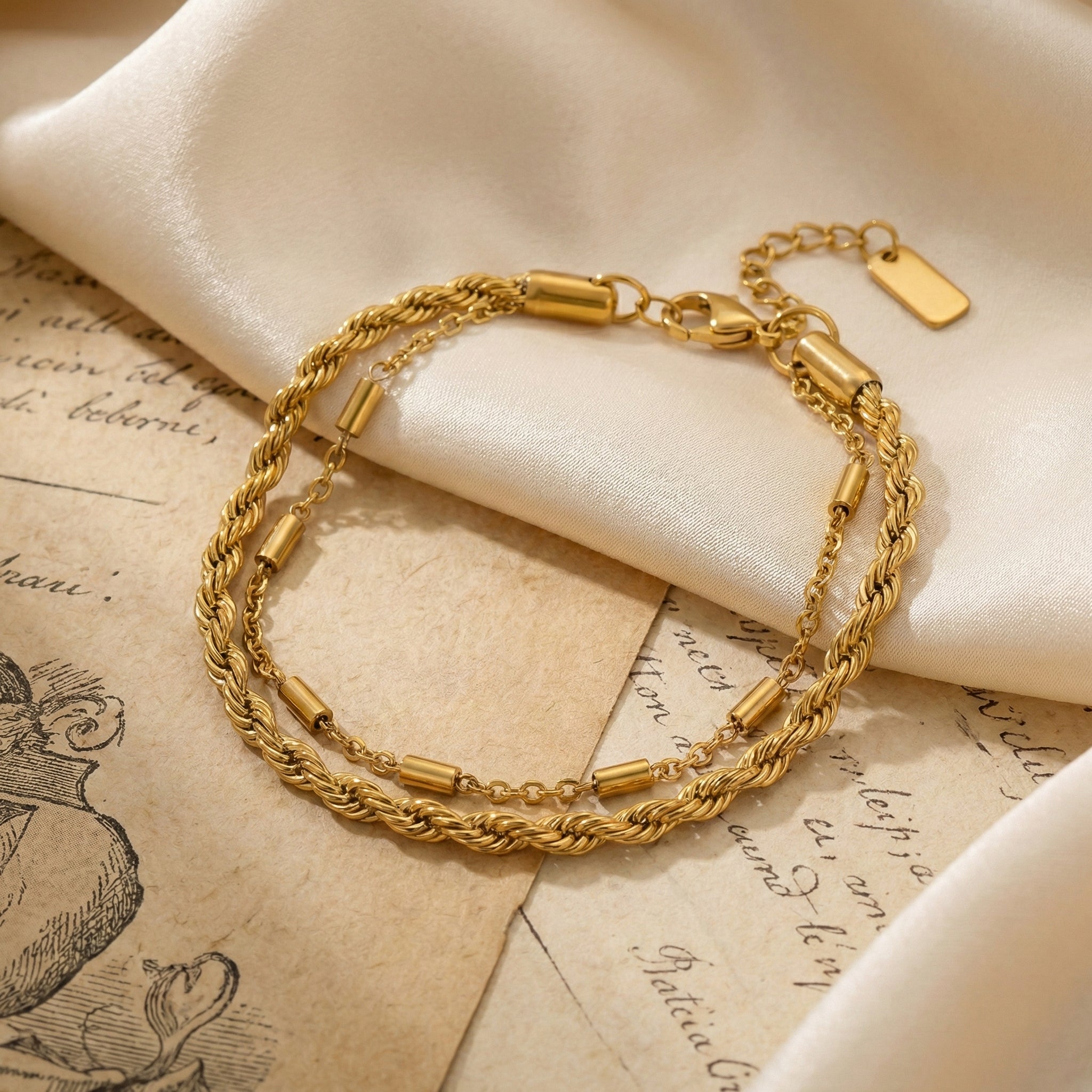 Sabina Triple Layered Bracelet