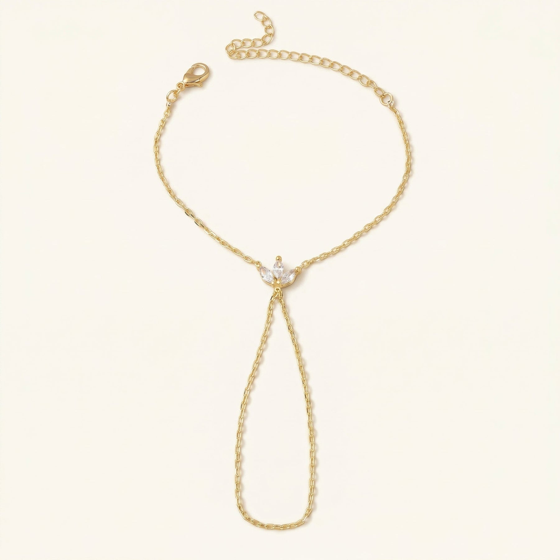 Flora Gold Hand Chain