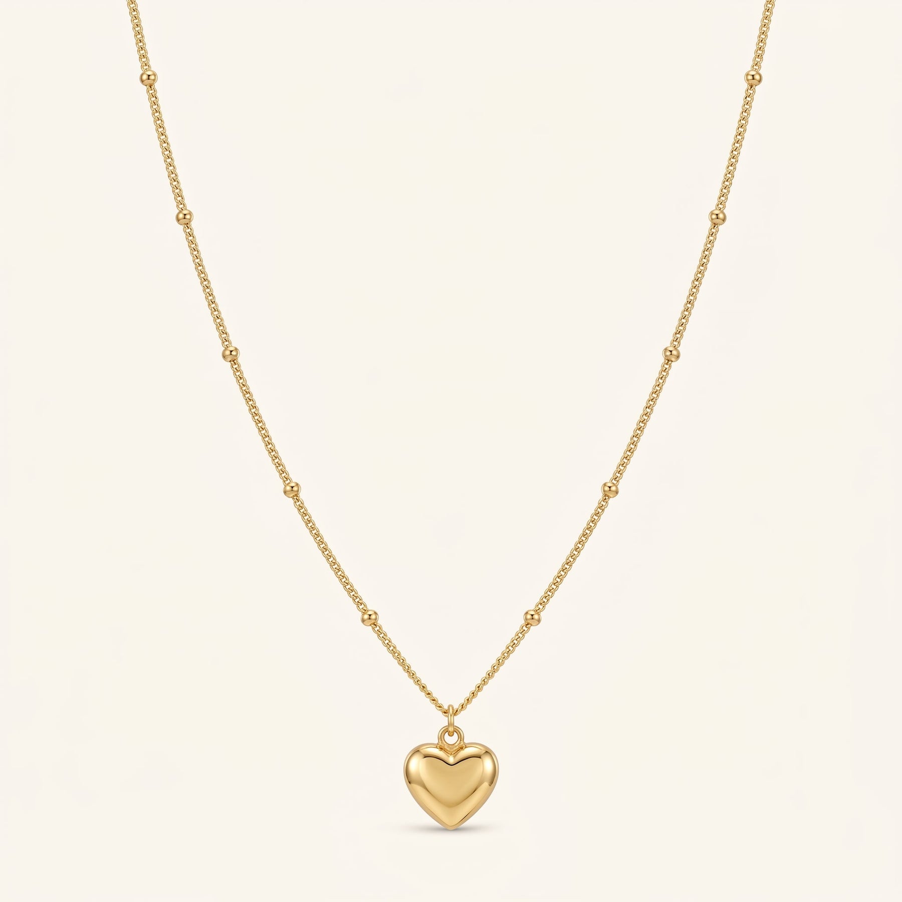 Dainty Heart Charm Necklace