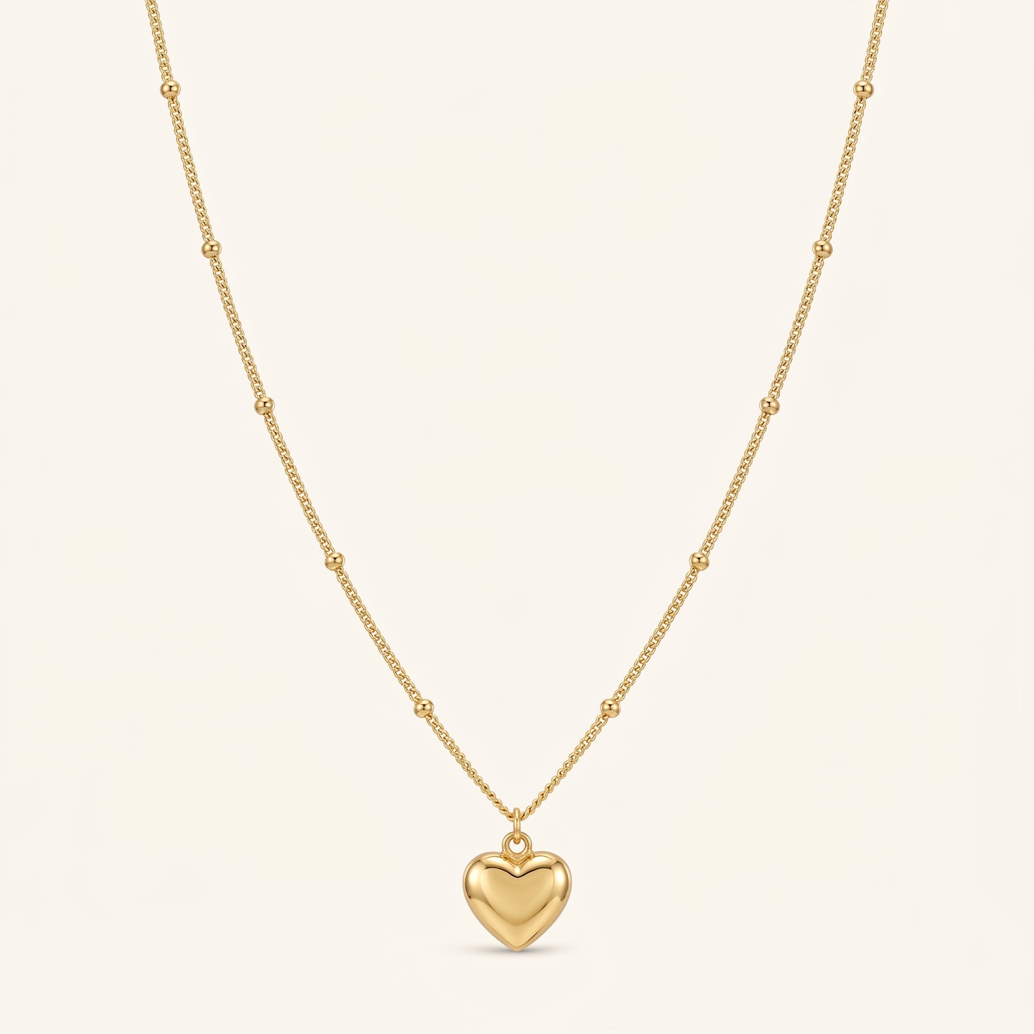 Dainty Heart Charm Necklace