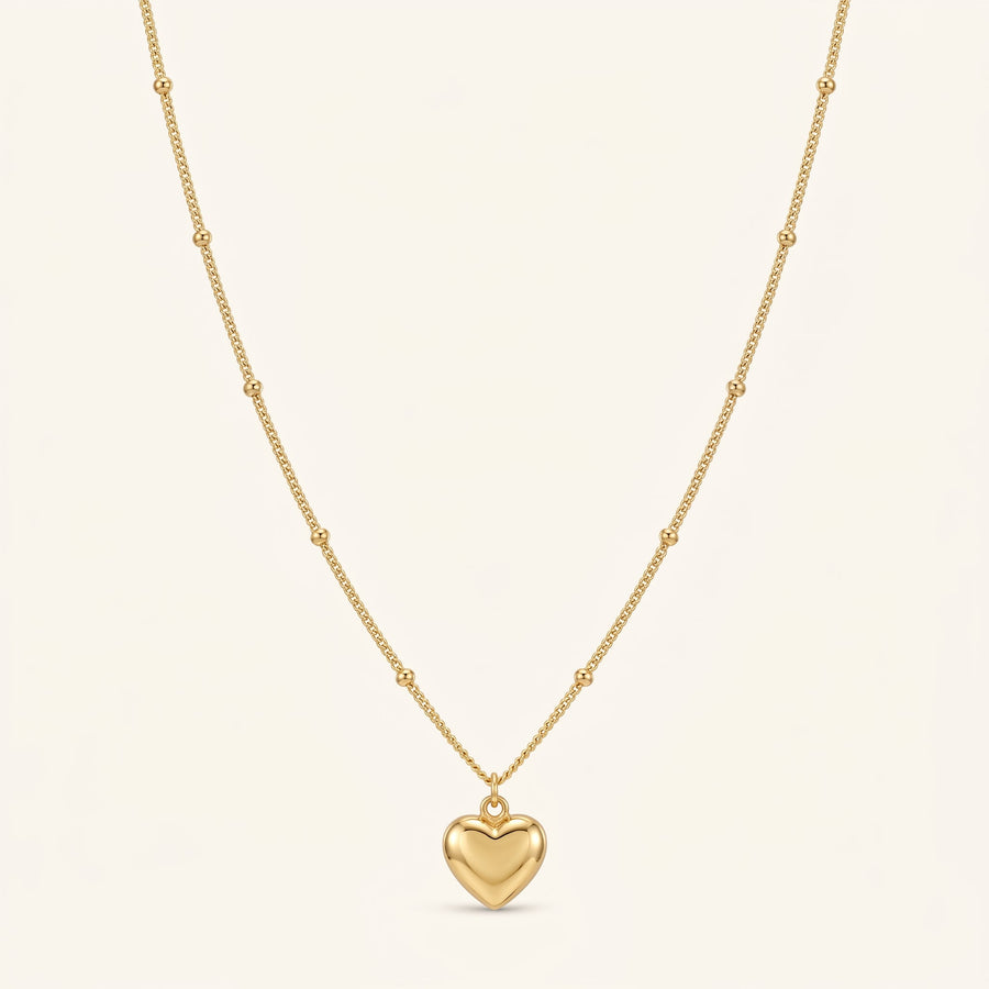 Dainty Heart Charm Necklace