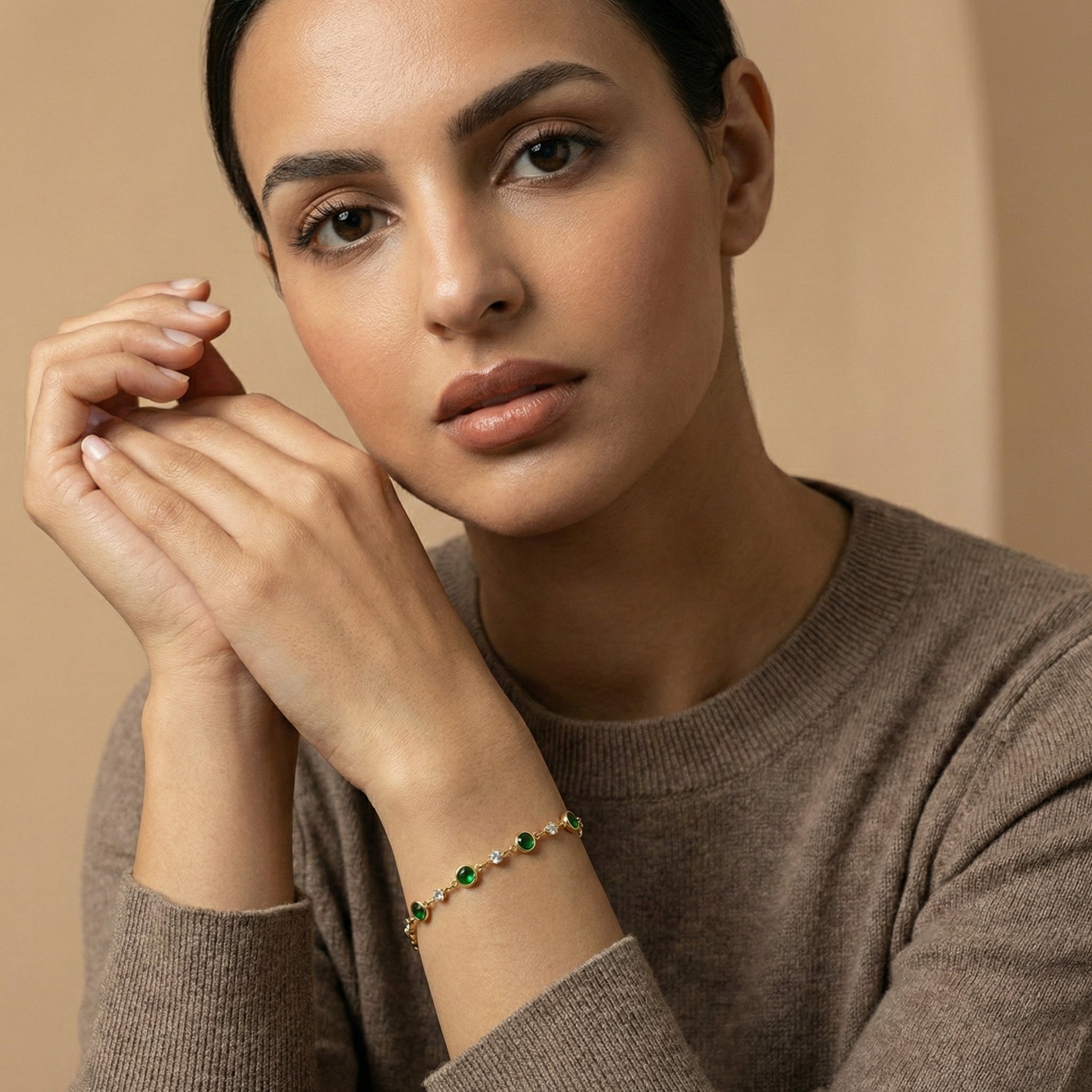 Arizona Green Stone Bracelet