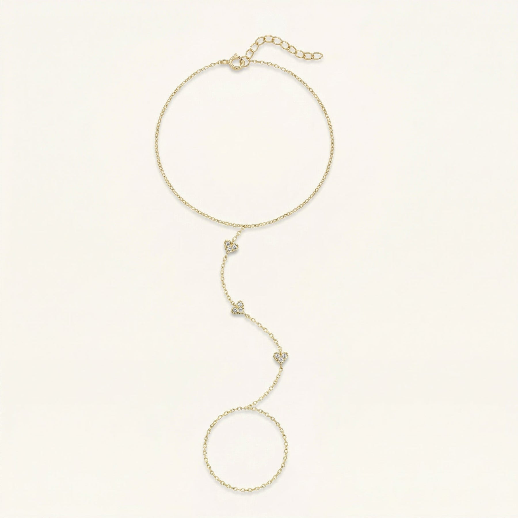 Elara Crystal Hand Chain