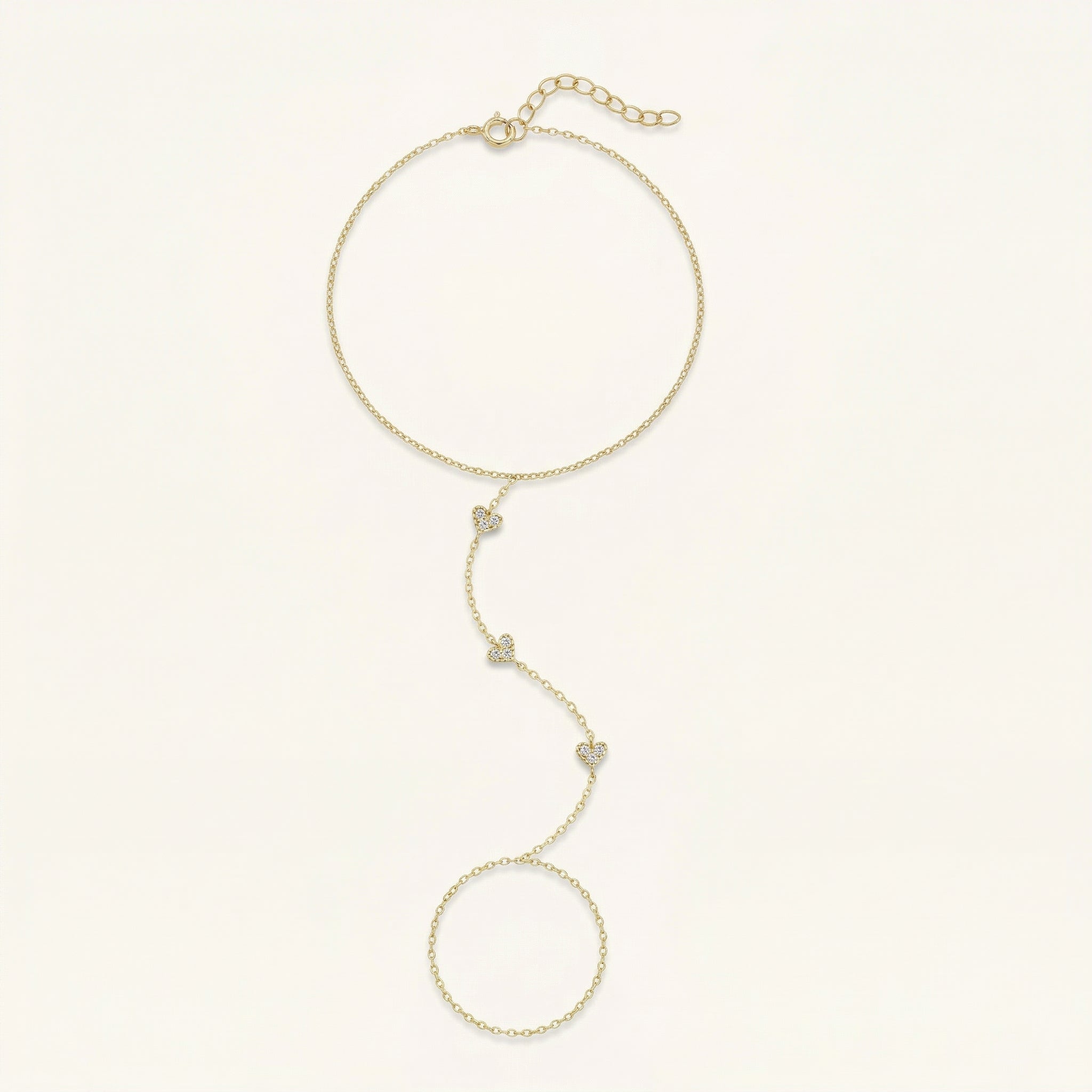Elara Crystal Hand Chain