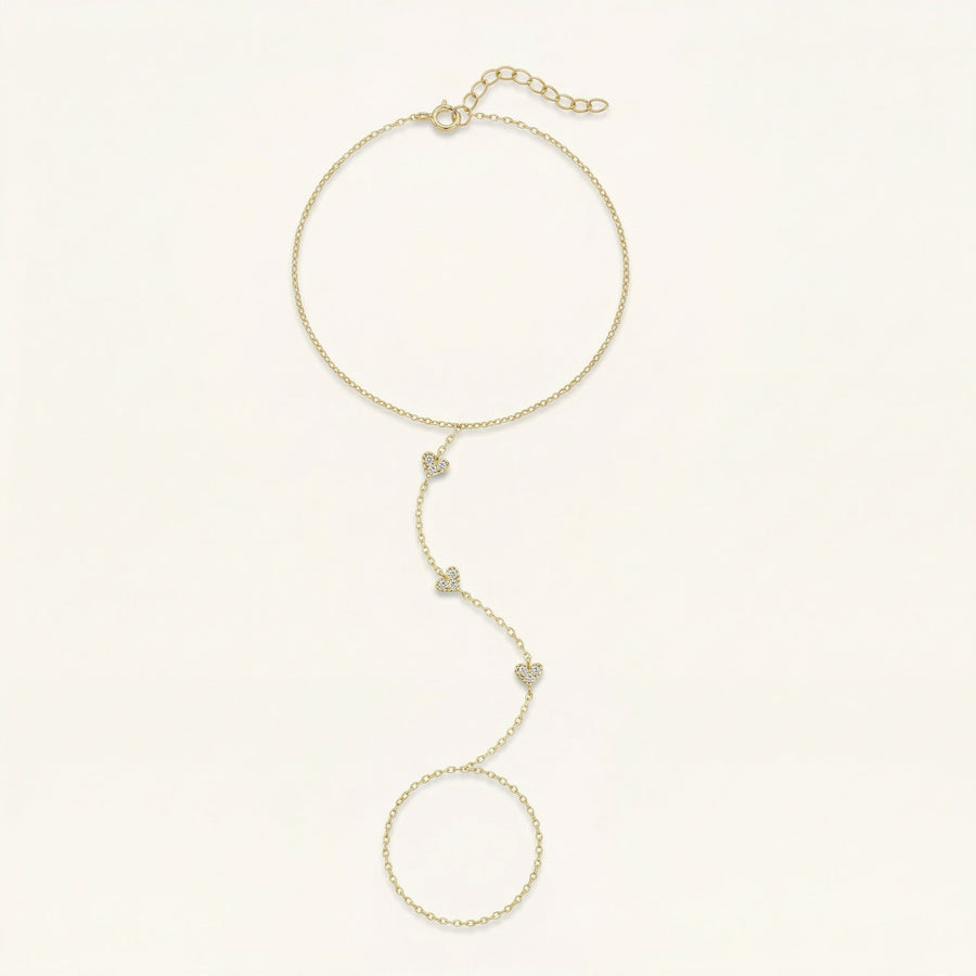 Elara Crystal Hand Chain