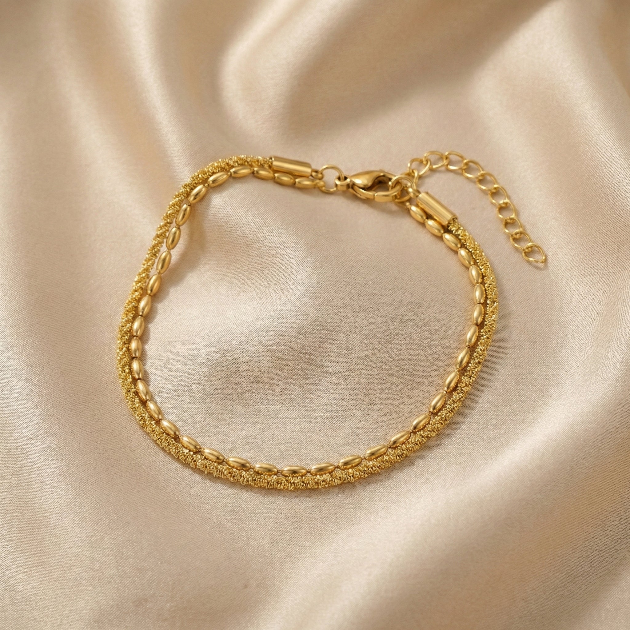 Twisted Leila Layered Bracelet