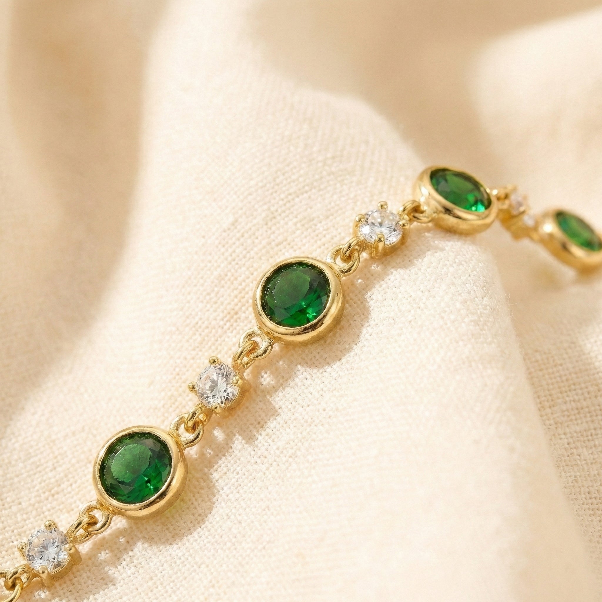 Arizona Green Stone Bracelet