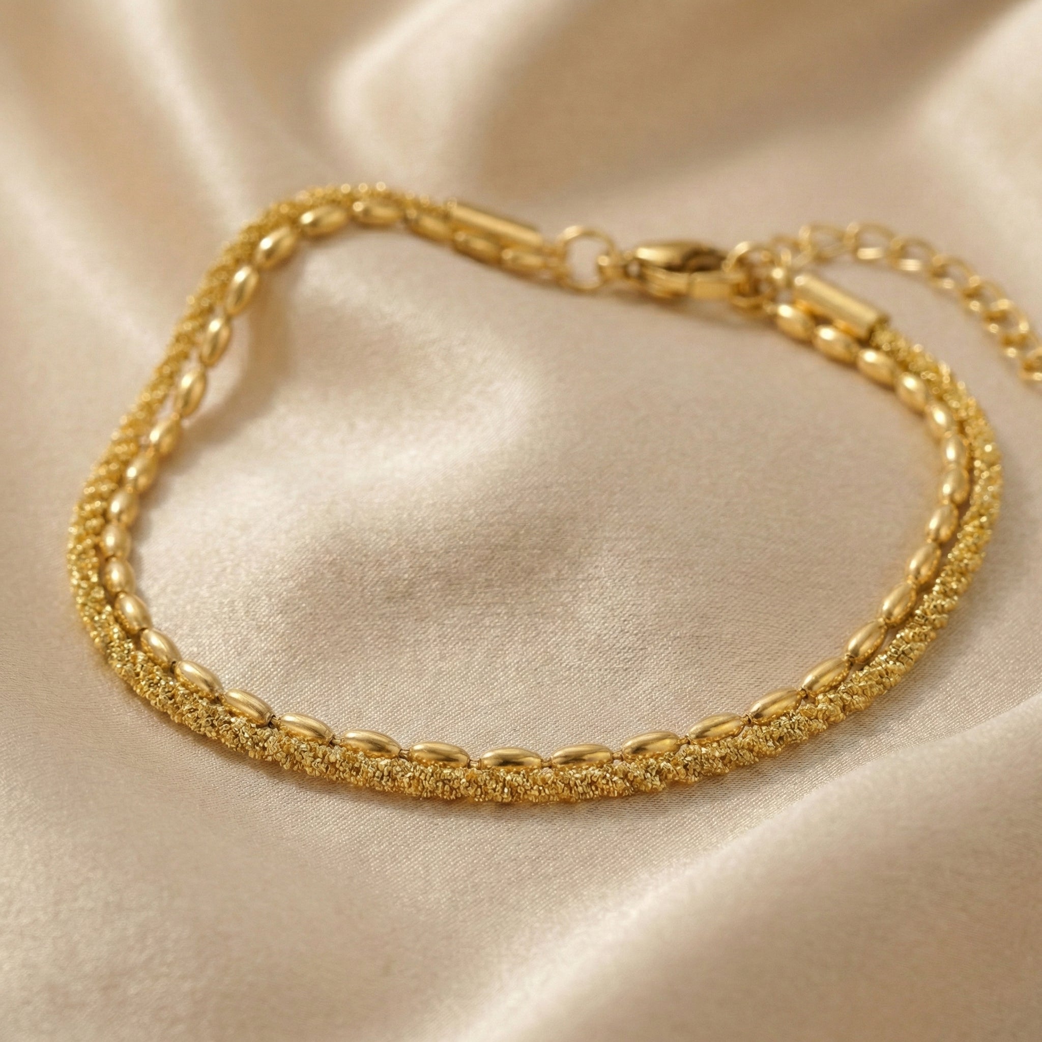 Twisted Leila Layered Bracelet