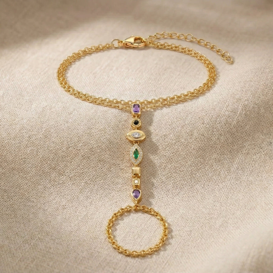 Ophira Blue Path Hand Chain