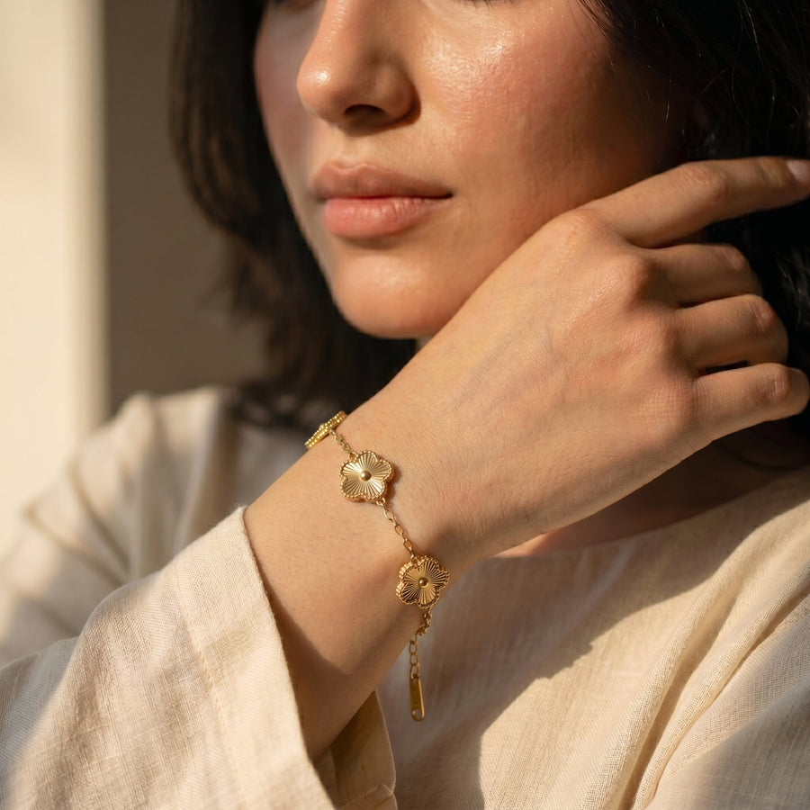 Golden Bloom Bracelet