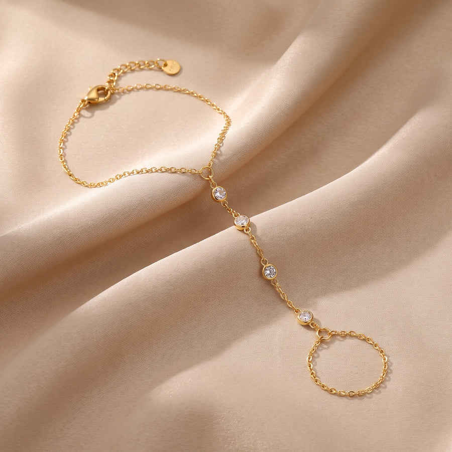 Moonveil Line Hand Chain