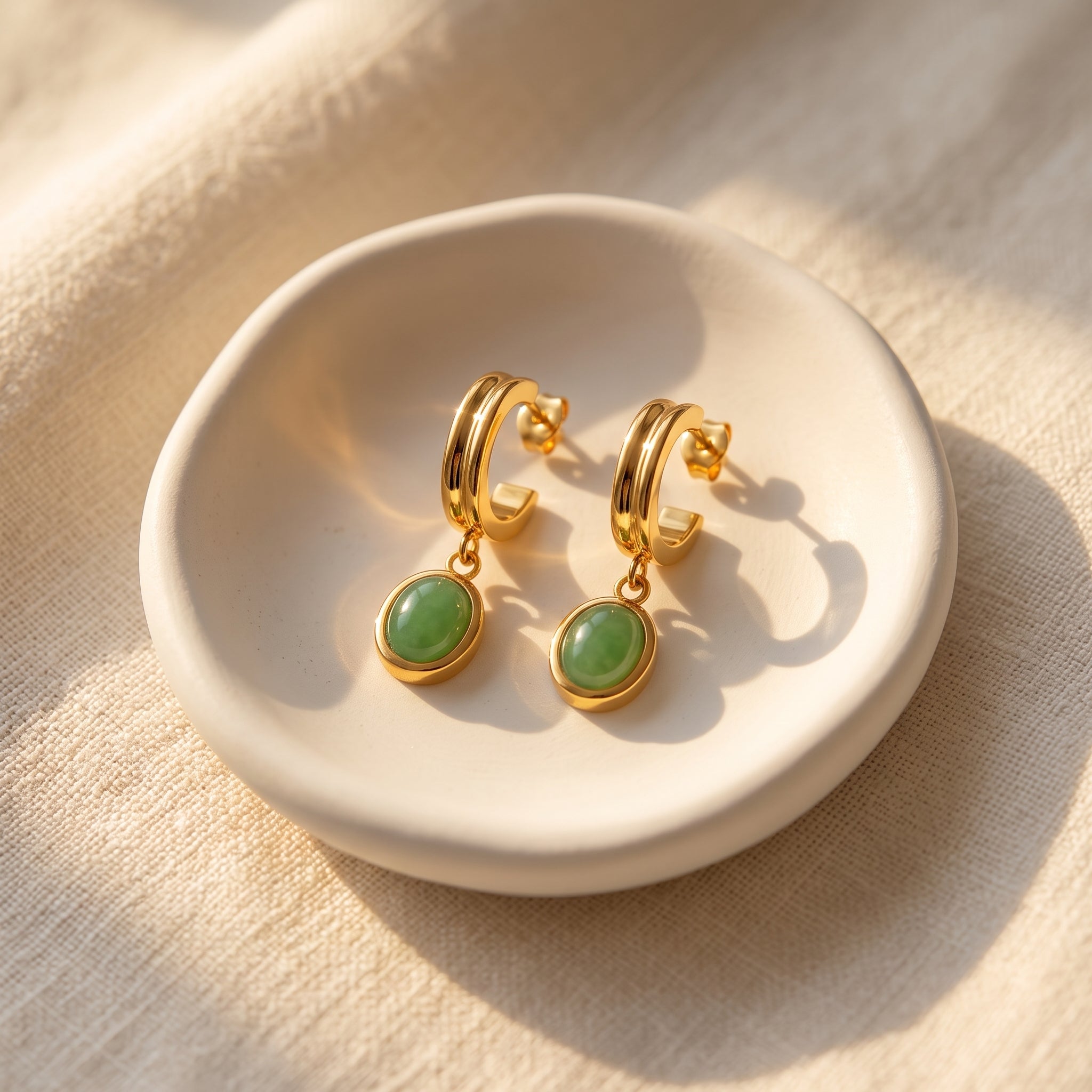 Jade Stone Drops