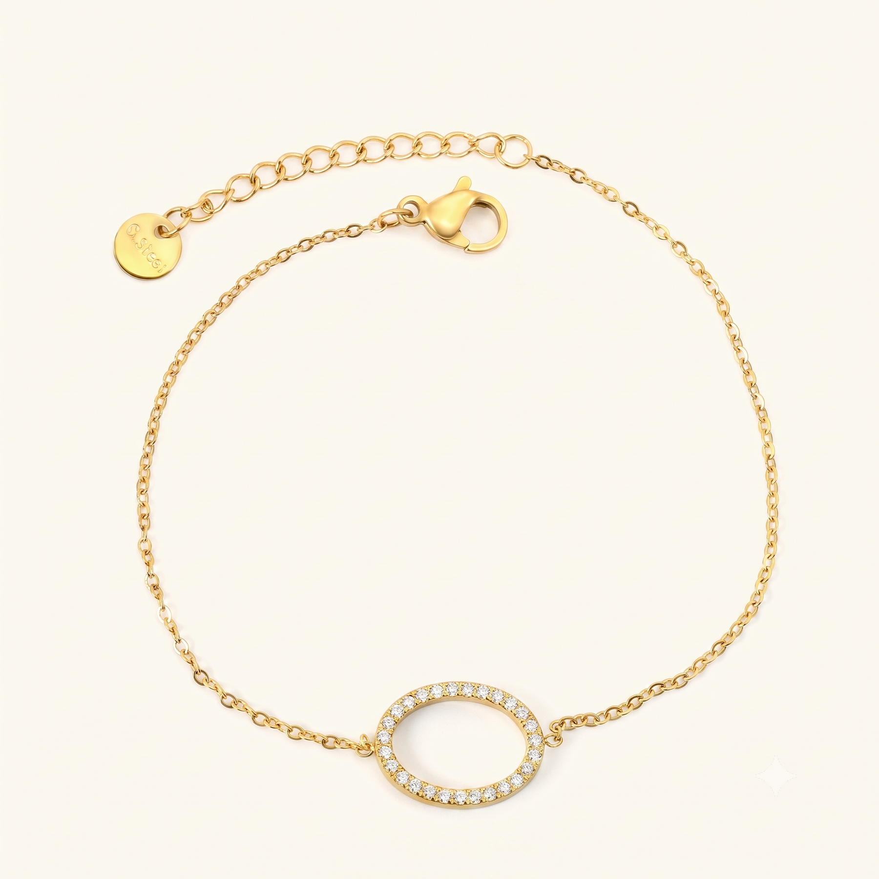 Kaia Round Crystal Bracelet