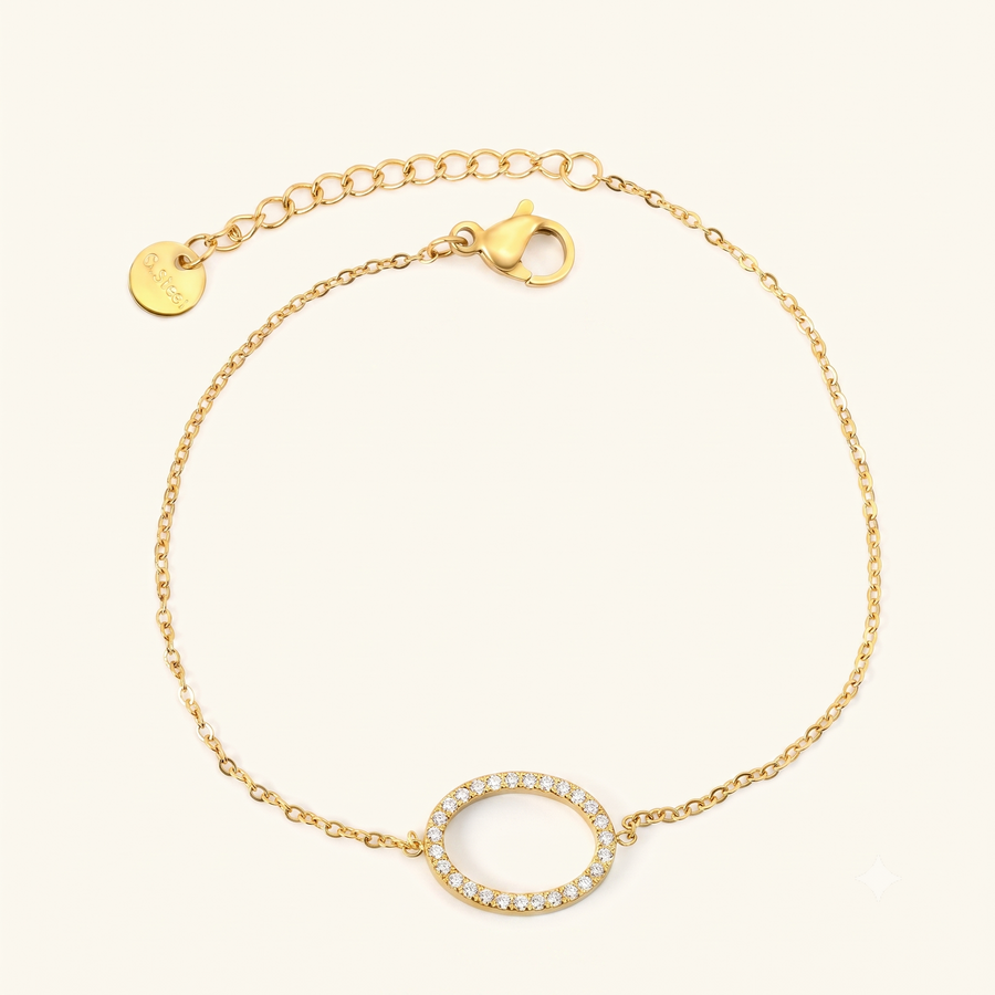 Kaia Round Crystal Bracelet