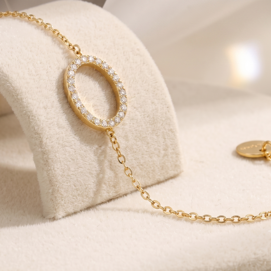 Kaia Round Crystal Bracelet