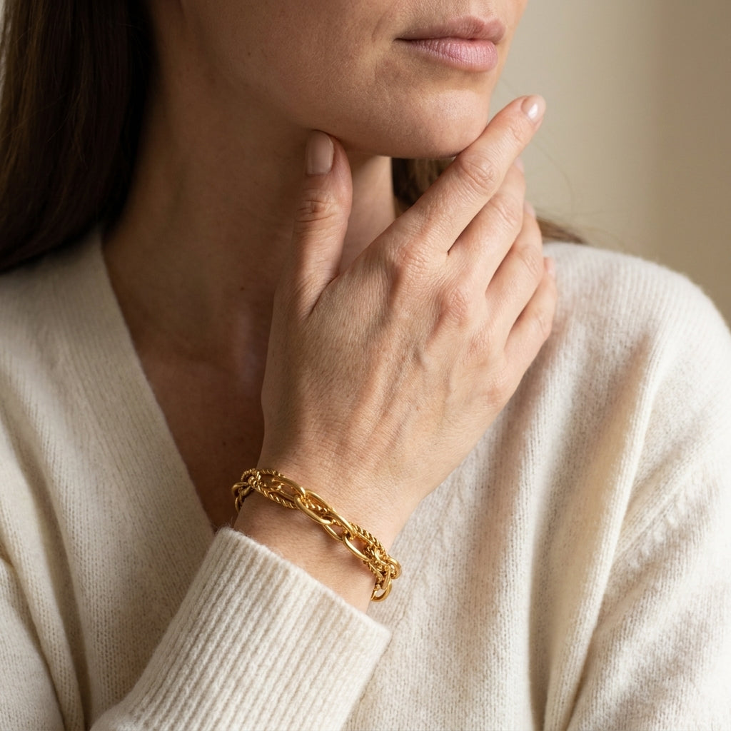 Layered Chain Bracelet