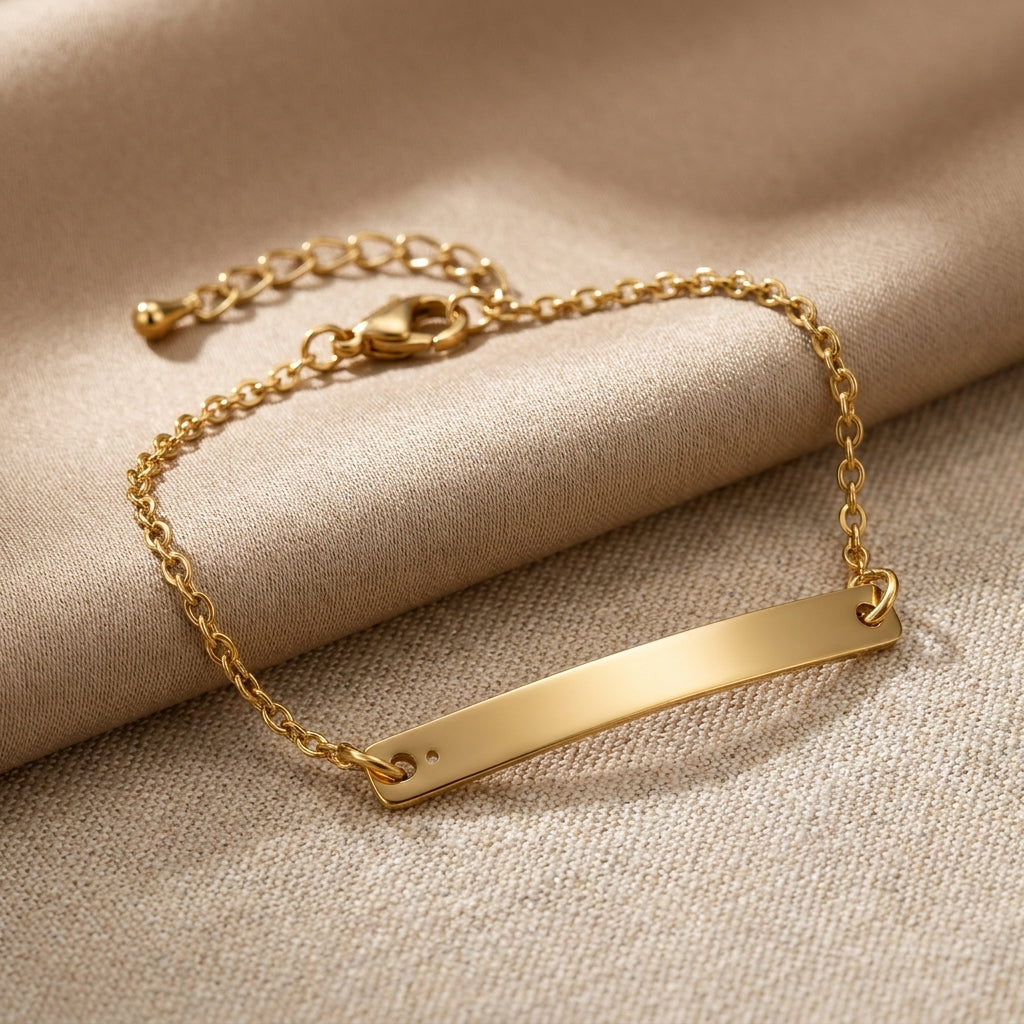 Rina Gold Bar Bracelet