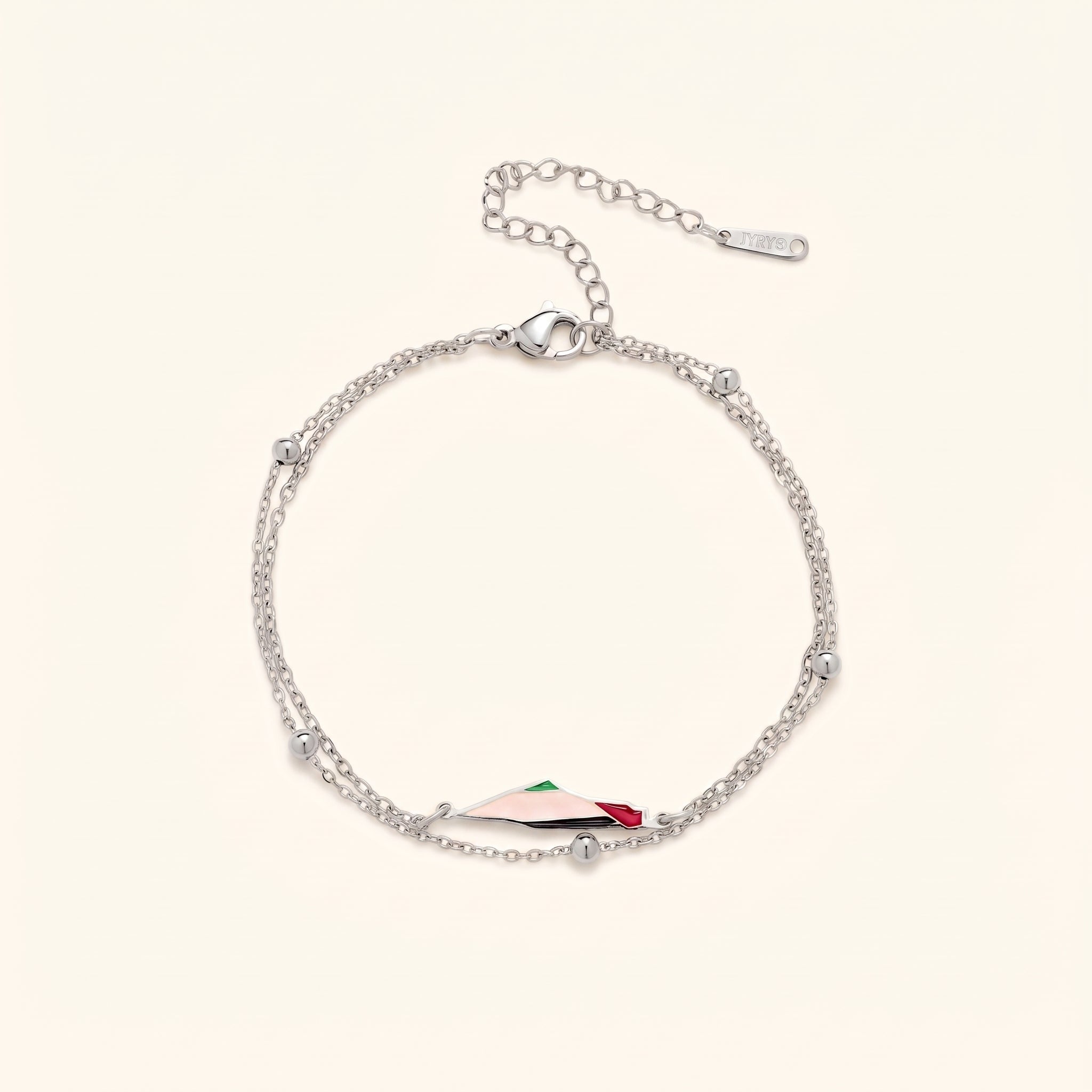 Qamar Palestine Map Bracelet