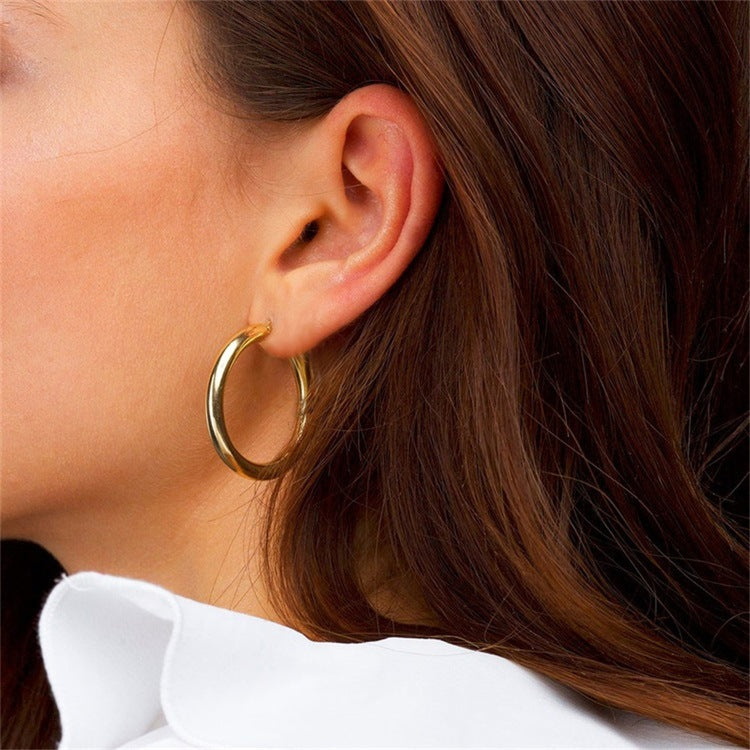 Broad Round Hoops (Set of 3)