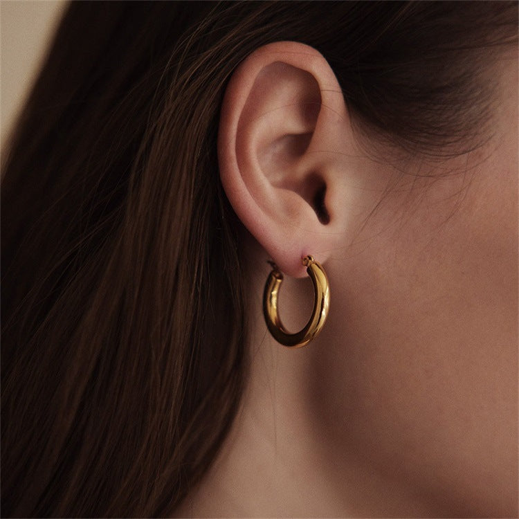 Broad Round Hoops (Set of 3)