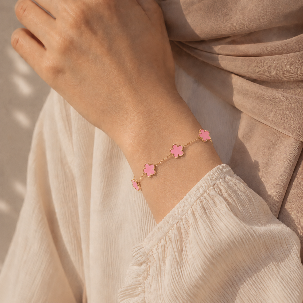 Pink Bloom Bracelet