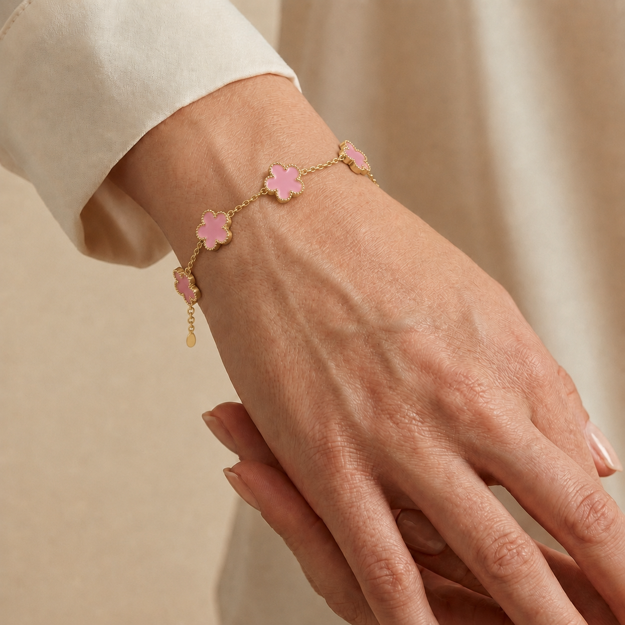 Pink Bloom Bracelet