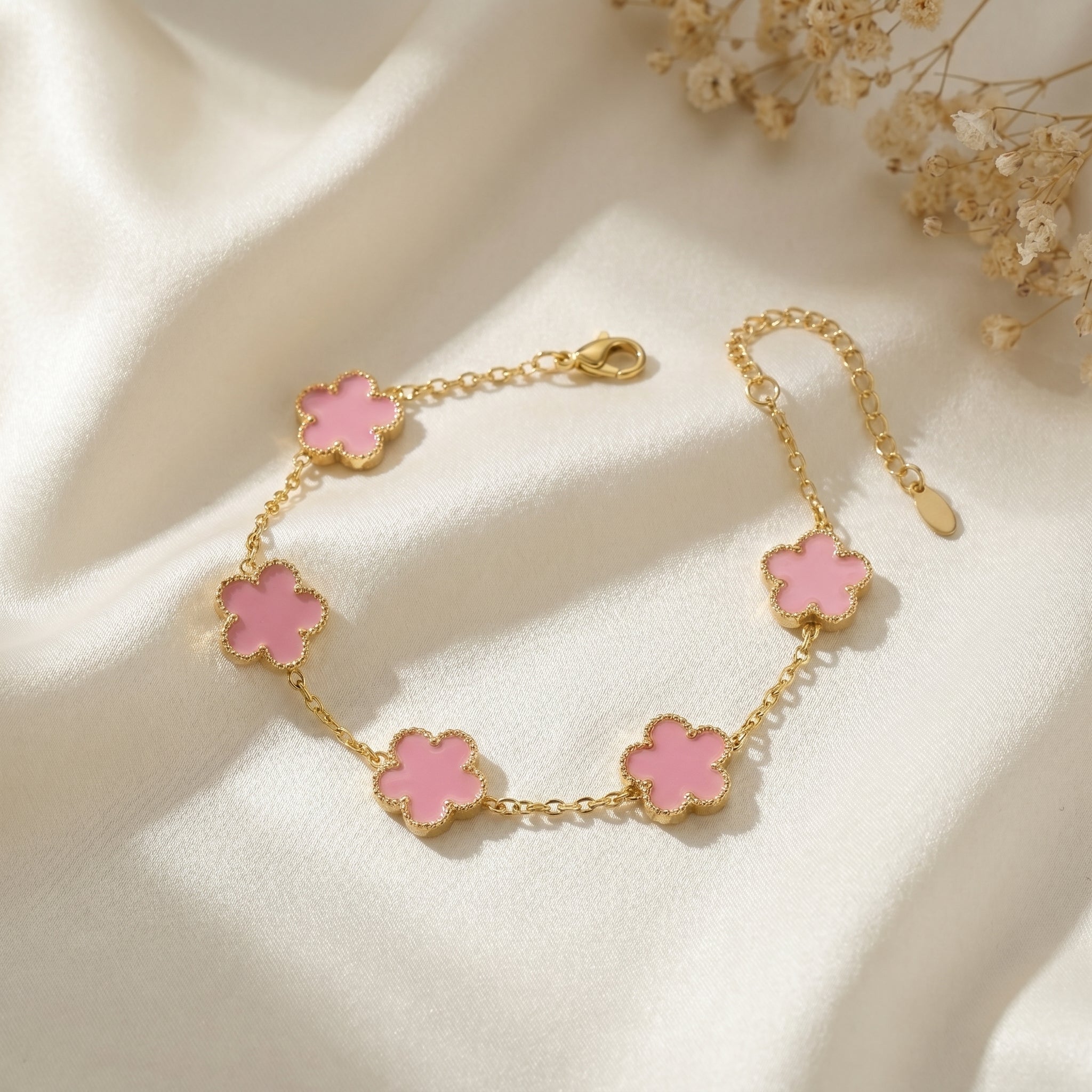 Pink Bloom Bracelet
