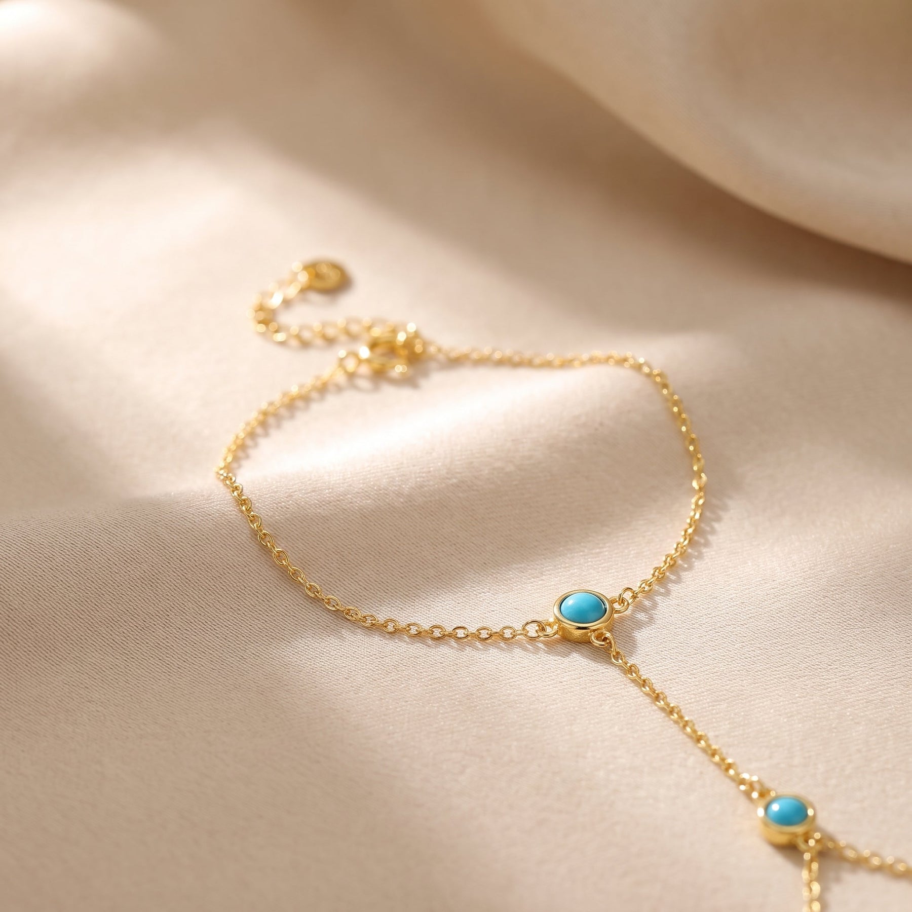 Azzura Blue Hand Chain