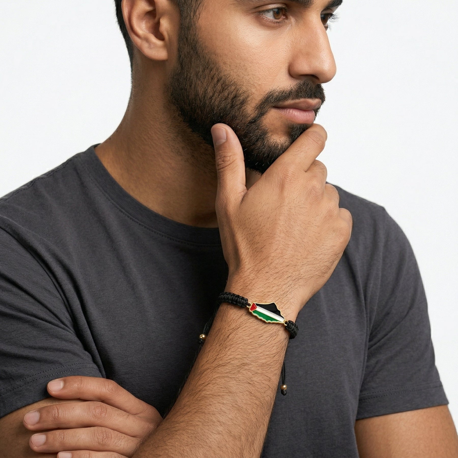 Qamar Eternal Palestine Chain Bracelet