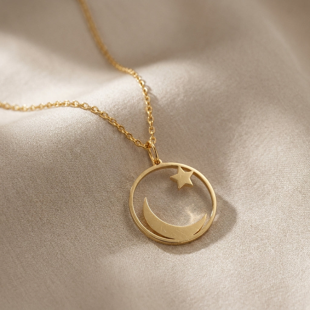 Qamar Luna Noor Necklace