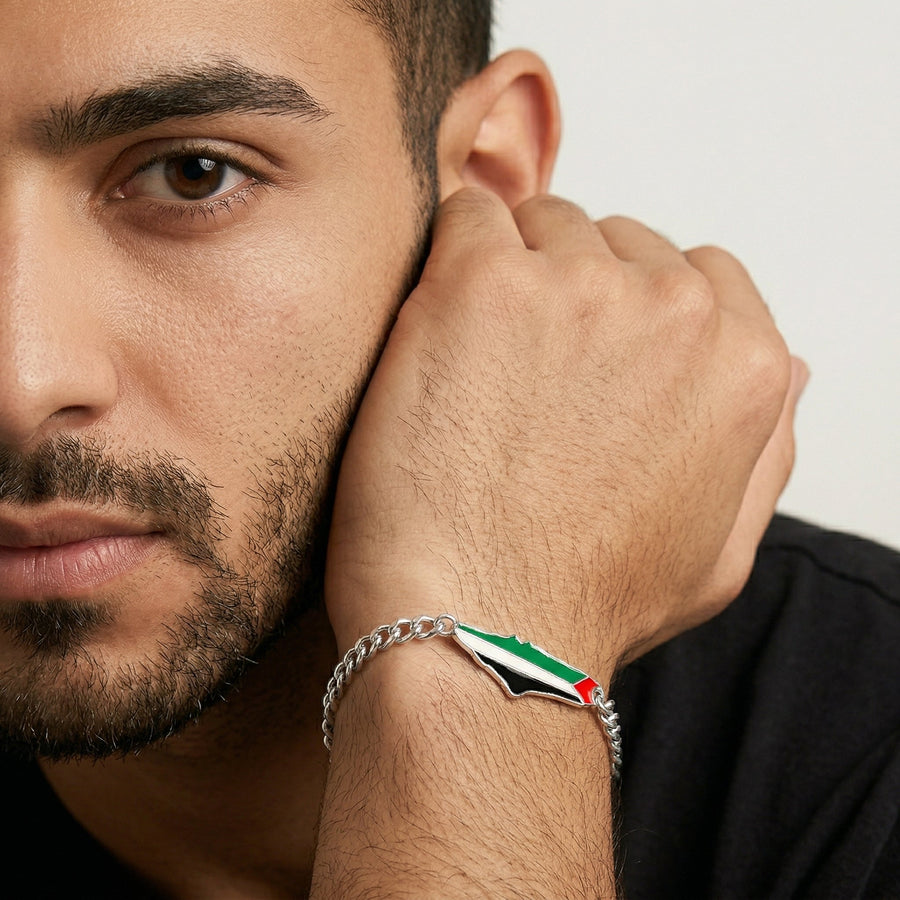 Qamar Men's Freedom Chain Bracelet