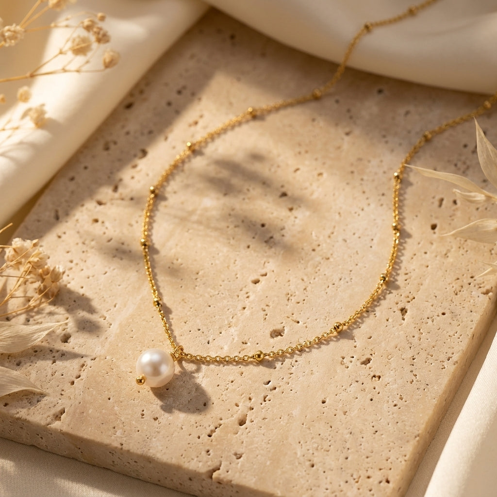 Quiet Pearl Necklace