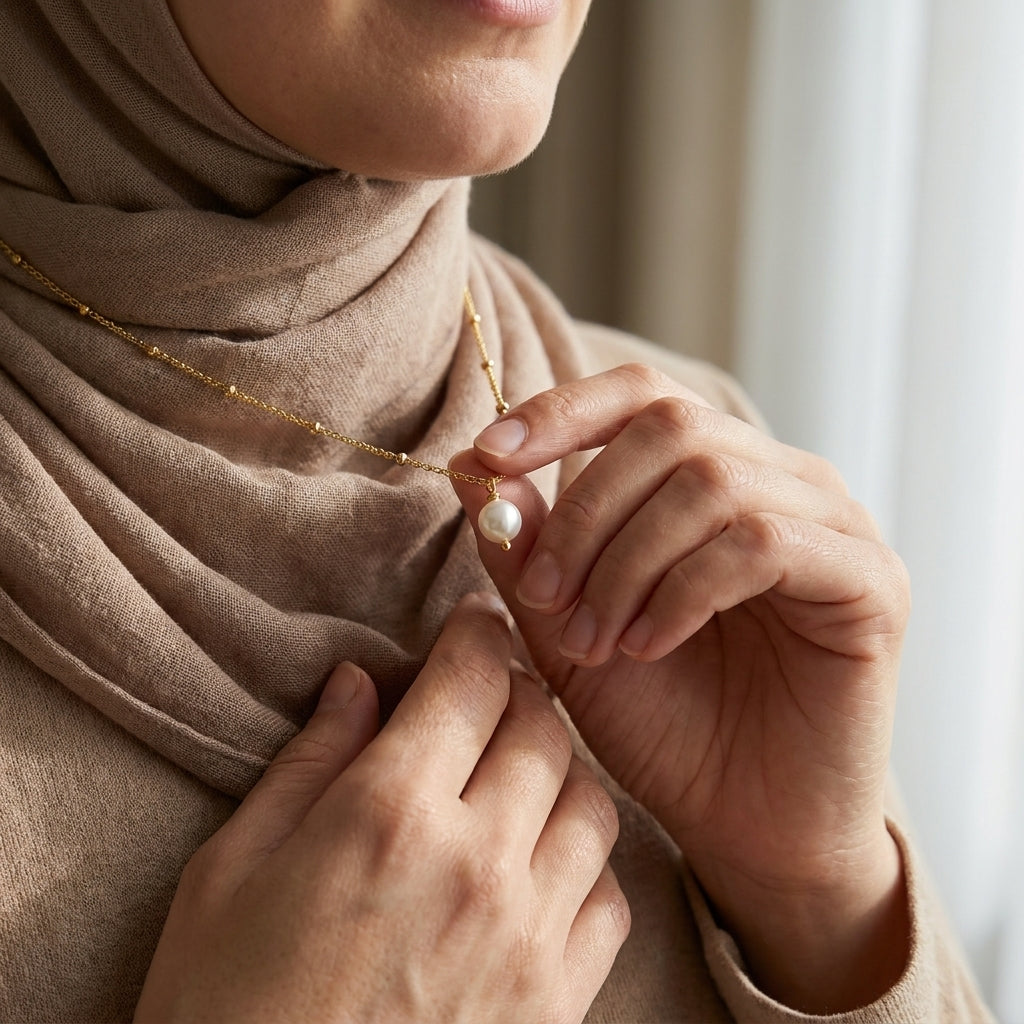 Quiet Pearl Necklace