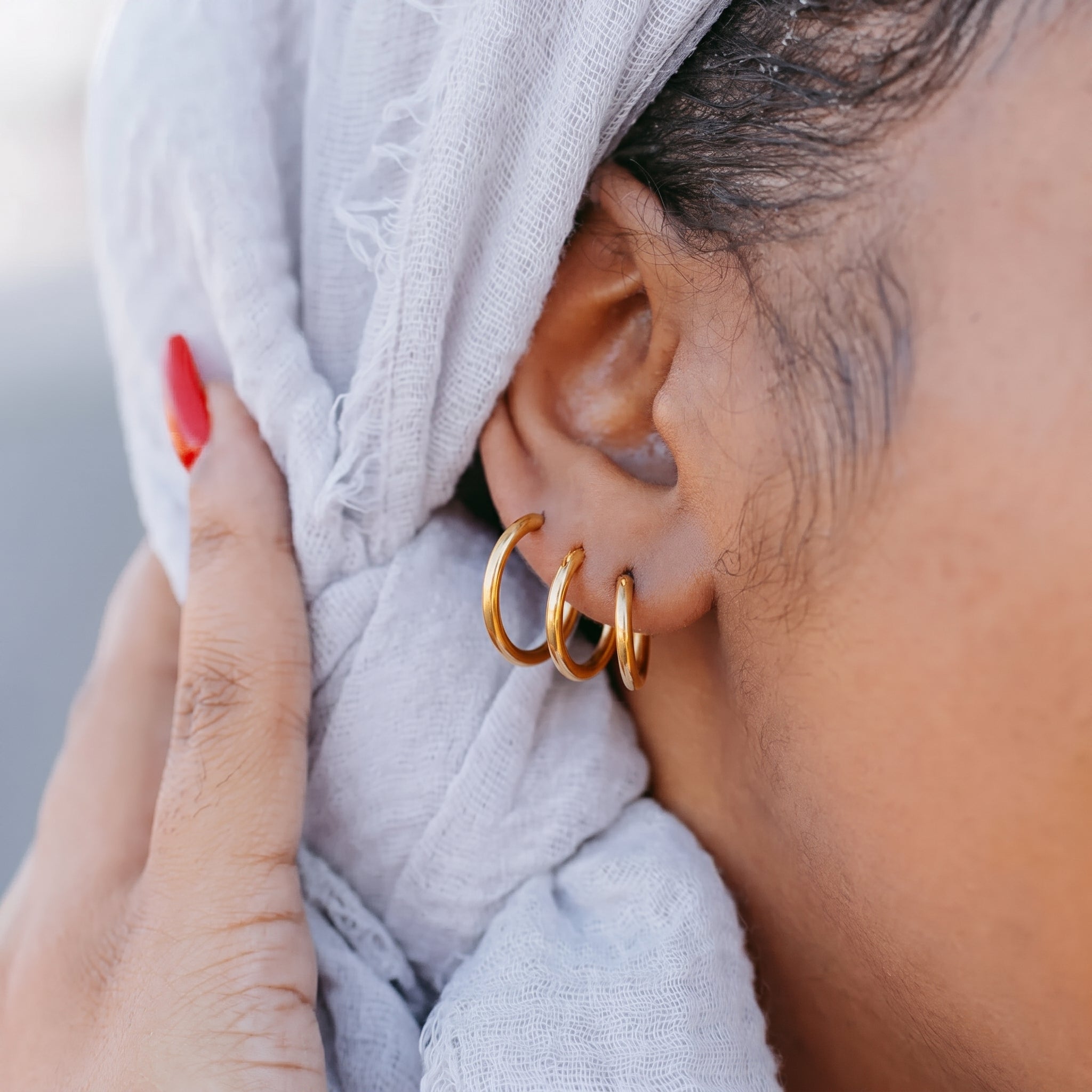 Qamar Rawan Earrings Set