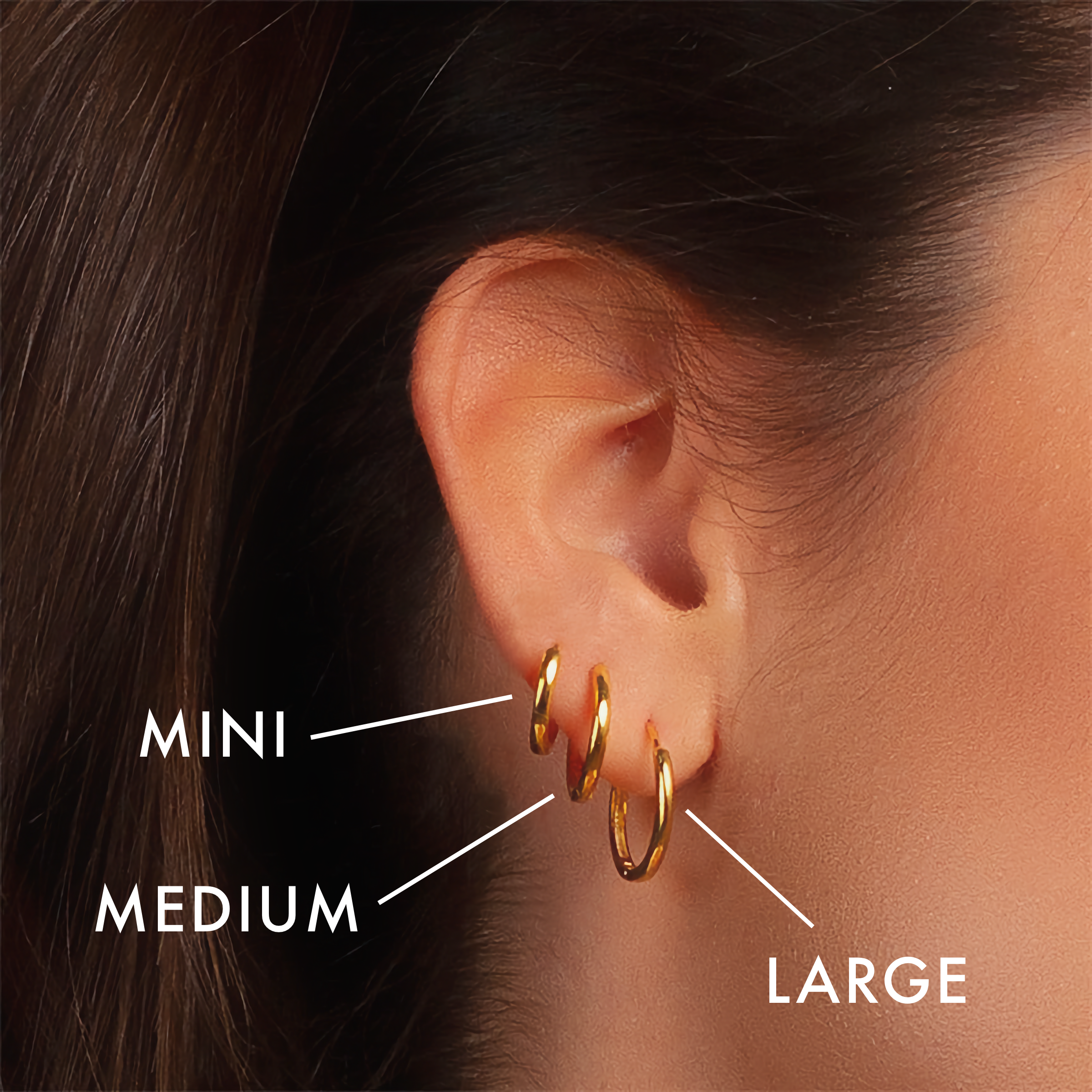 Classic Round Hoops (Set of 3)