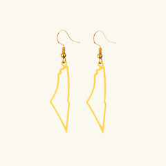 Qamar Palestine Outline Earrings
