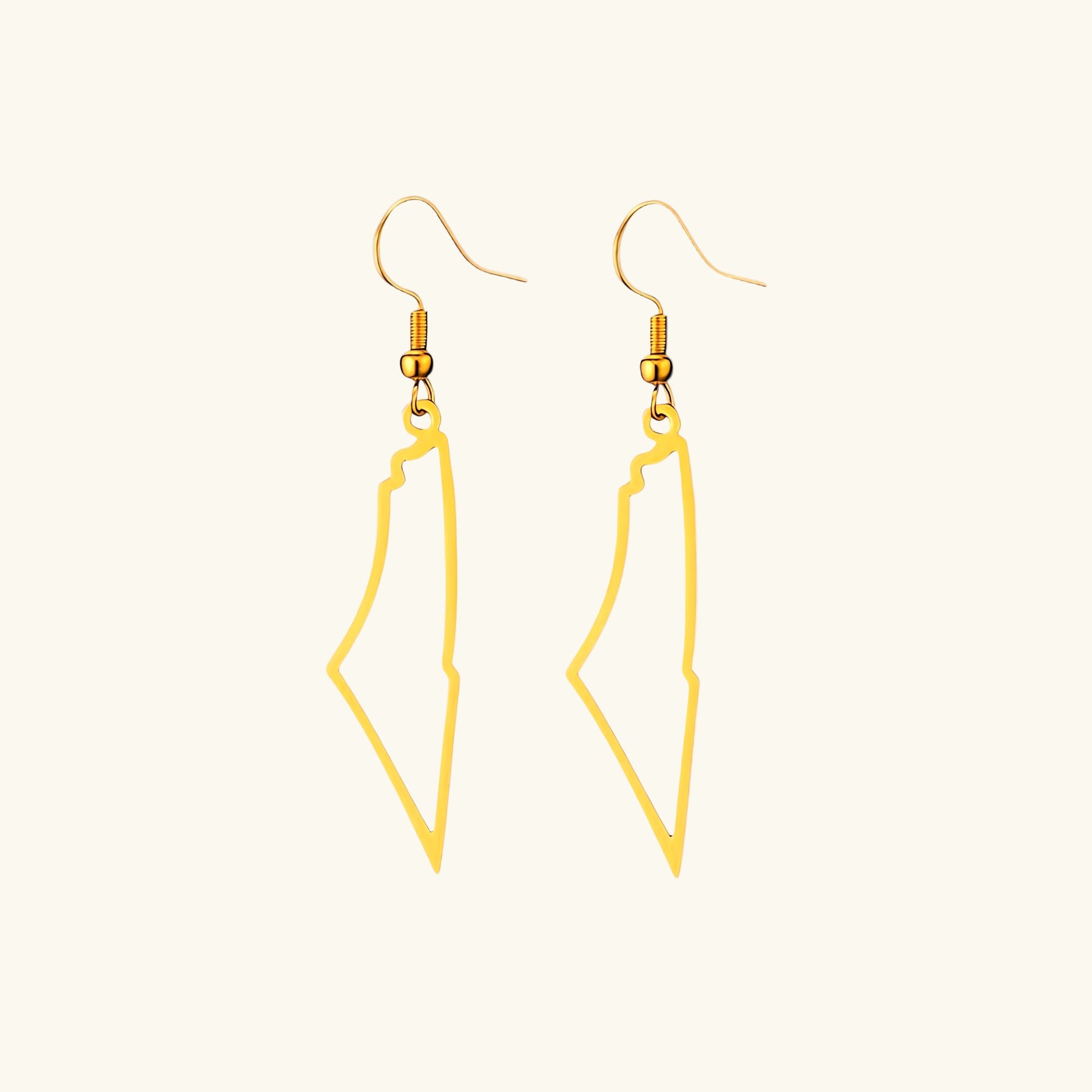 Qamar Palestine Outline Earrings