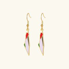 Qamar Palestine Map Earrings