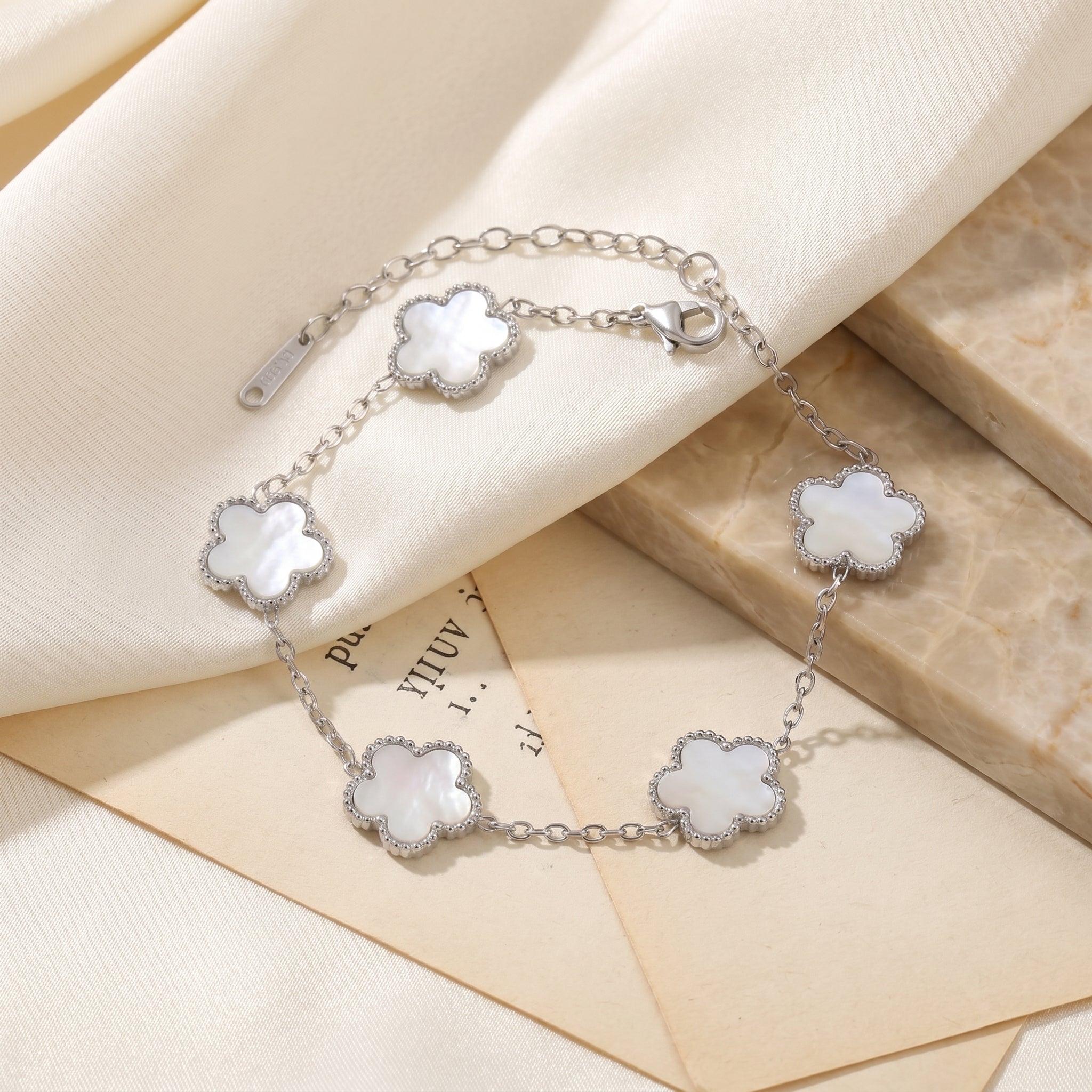 Silver Bloom Bracelet