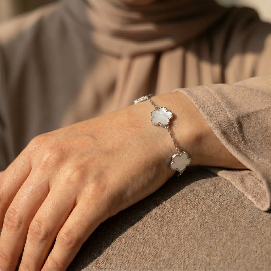 Silver Bloom Bracelet