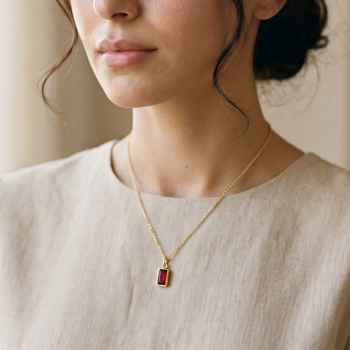 Bloom Birth Gem Pendant