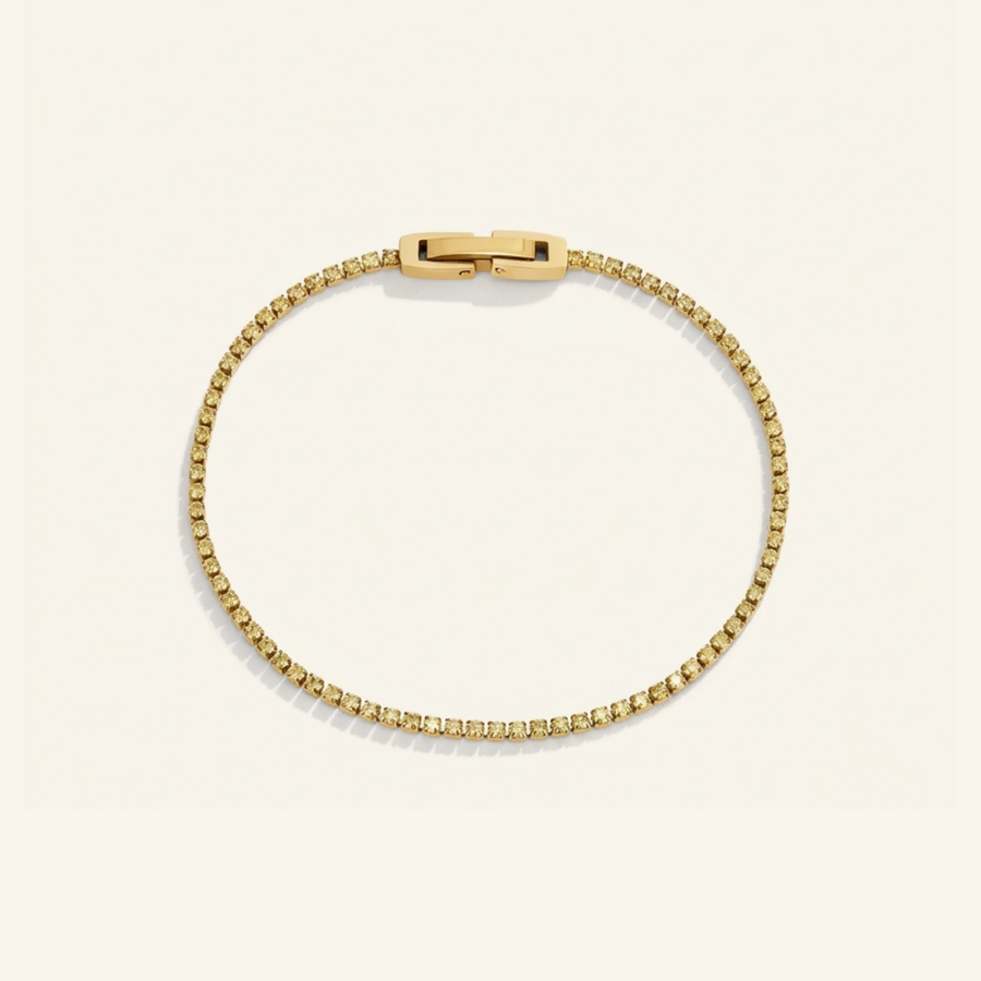 Keana Peridot Crystal Bracelet
