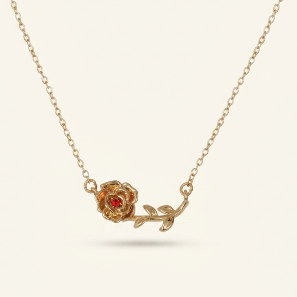 Petite Bloom Birth Flower Necklace