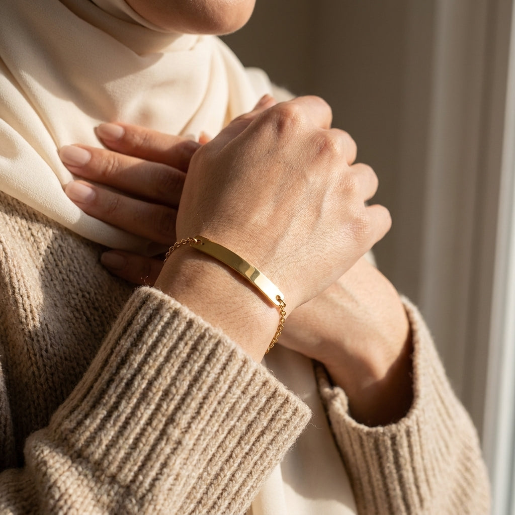 Rina Gold Bar Bracelet