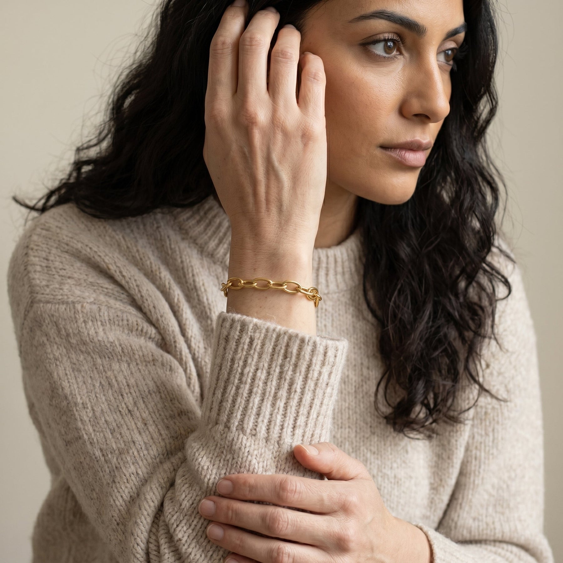Statement Link Bracelet