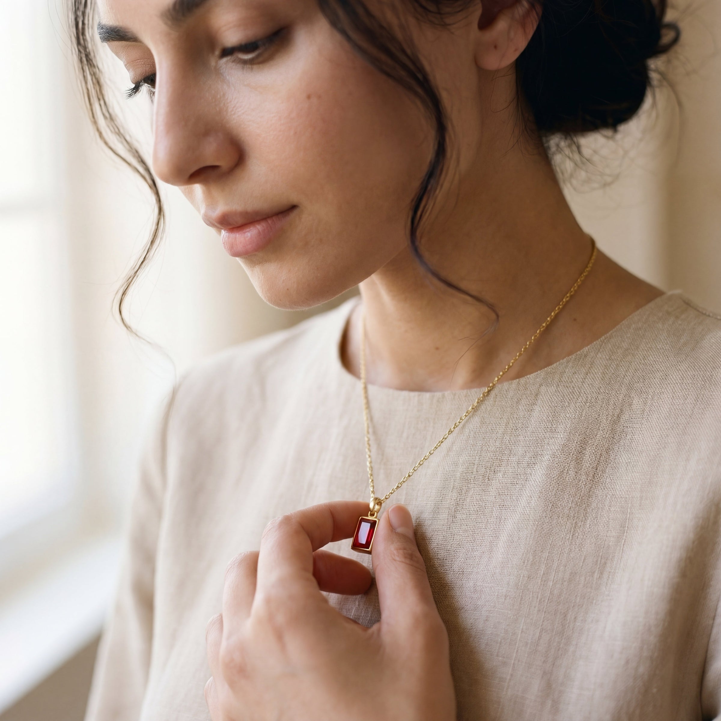 Bloom Birth Gem Pendant